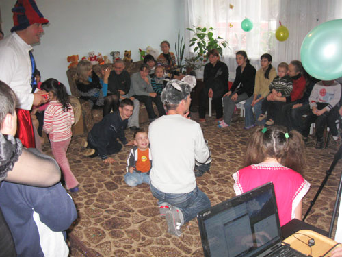 Праздник в Детском реабилитационном центре в селе Куйбышево, 1 декабря 2012 года